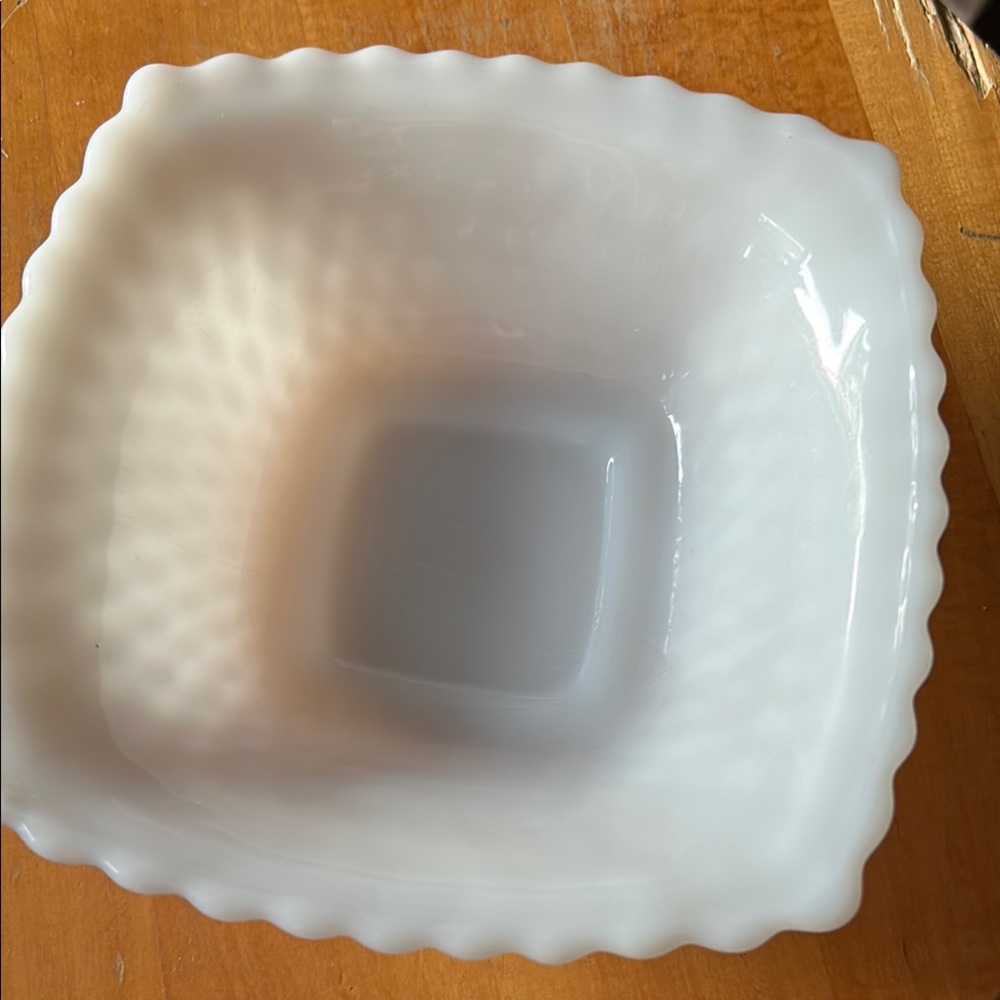 Milk Glass Candy/Nut Bowl.